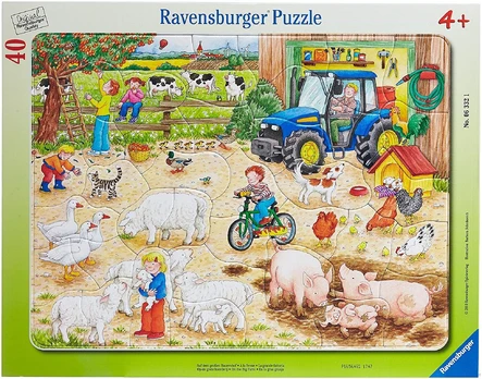 Dėlionė Ravensburger In a big Farm 063321, 32.5 cm x 24.5 cm