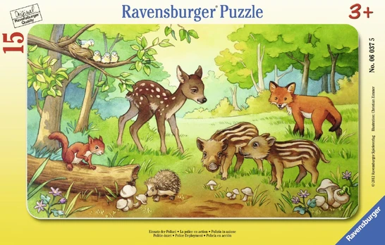 Dėlionė Ravensburger Forest animals 063765, 25 cm x 14.5 cm
