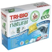 Tri-Bio TRI-BIO, Naturalne eko kapsułki do prania Sensitive, 14 vnt kaina