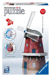 3D dėlionė Ravensburger Windmill 12563, 27.4 cm x 19.5 cm kaina
