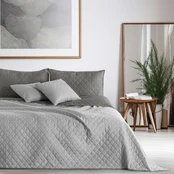 Lovatiesė DecoKing Axel, sidabro, 170 cm x 210 cm kaina