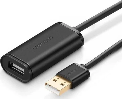 Ugreen Ilgiklis su stiprintuvu USB A kištukas - A lizdas 5m juodas