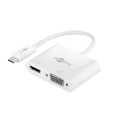 Goobay USB-C Multiport Adapter HDMI+VGA 52430 White kaina
