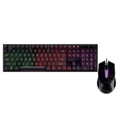 Dėklas Keyboard on USB with light + light pelė on USB ART AK-50