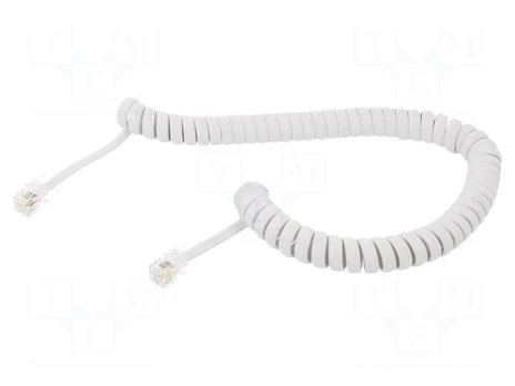 GEMBIRD TC4P4CS-2M-W Telephone cord