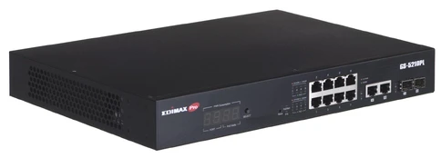 EDIMAX 12 Port Gigabit PoE Switch | GS-5210PL kaina
