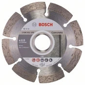 Deimantinis segmentinis pjovimo diskas BOSCH CONCRETE, 115 x 1,6 x 22,23 mm, betonui, mūrui kaina