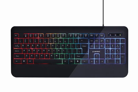 GEMBIRD KB-UML-03 Slim Rainbow keyboard