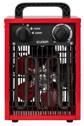 Elektrinis oro šildytuvas EUROM EK2000 2kW, raudonas kaina