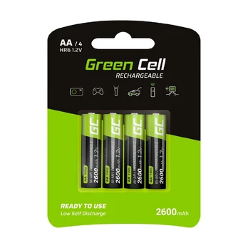 GREENCELL GR01 4x Batteries AA