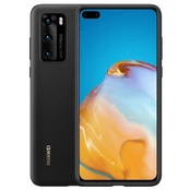 Dėklas Huawei Protective PU Huawei P40 Black kaina