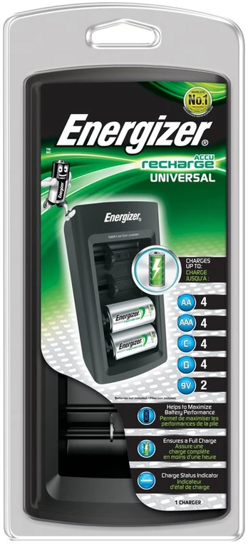 Universalus akumuliatorių kroviklis Energizer