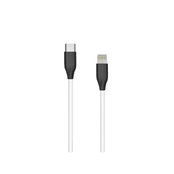 Silikoninis kabelis USB Type C- Lightning, 2m (baltas) kaina