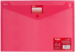 Aplankas (vokas) su spaustuku PATIO, A4, PP kaina