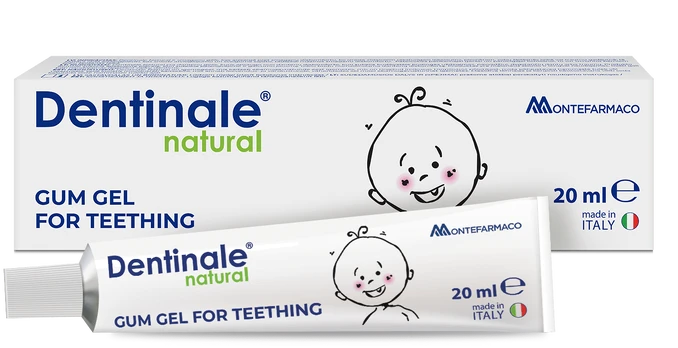 Dantų pasta Dentinale Natura Teething Gel, 20 ml