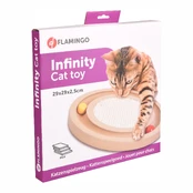 Žaislas katei Flamingo Infinity, baltas, 29 cm kaina