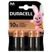 Duracell AA MN1500 Alkaline LR6 1.5V Batteries (4pcs) (EU Blister) kaina