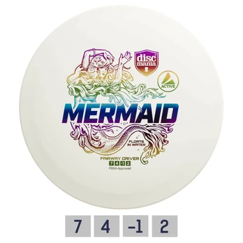 Diskgolfo diskas Fairway Driver MERMAID White