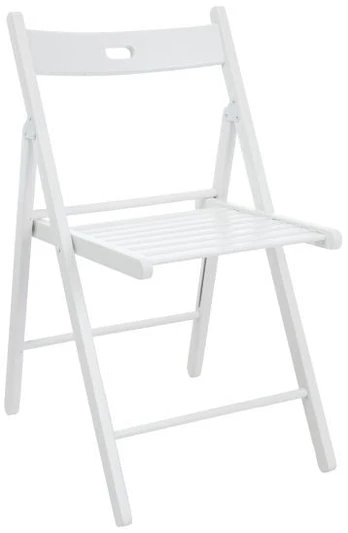 Valgomojo kėdė Smart II, balta, 43 cm x 40 cm x 78 cm