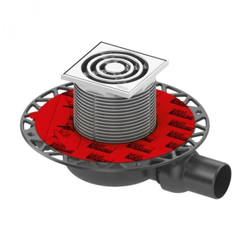 TECE DRAINPOINT S trapo komplektas DN50, horizontalus