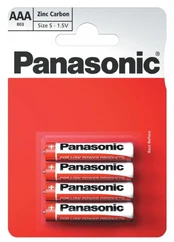ELEMENTAI Panasonic RED Zinc R03 (AAA) 4BP kaina