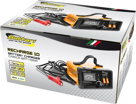 Akumuliatoriaus įkroviklis Bottari Recharge 10, 12 V, 10 A