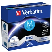 VERBATIM 43834 BluRay M-DISC BD-R Verbat kaina
