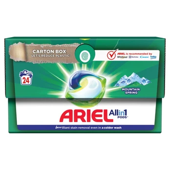 Procter Gamble Skalbimo kapsulės Ariel Mountain Spring, 24sk