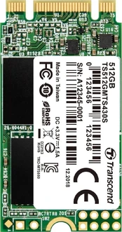 SSD|TRANSCEND|430S|512GB|M.2|SATA 3.0|TLC|Write speed 500 MBytes/sec|Read speed 560 MBytes/sec|MTBF 1000000 hours|TS512GMTS430S kaina