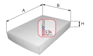 Salono filtras SOFIMA S3391C