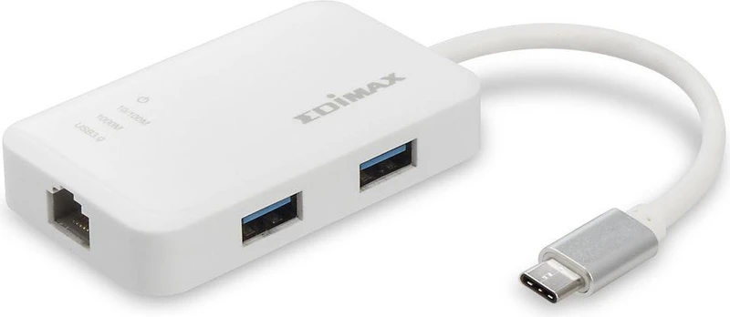 Edimax EU-4308 USB-C iki 3 prievadų USB 3.0 Gigabit Ethernet Hub