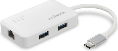 Edimax EU-4308 USB-C iki 3 prievadų USB 3.0 Gigabit Ethernet Hub kaina