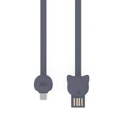 Maoxin Leather Data Line Lightning 2.4A USB Data And Сharging Сable 1m kaina