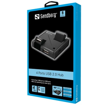 USB šakotuvas Sandberg USB Hub 4 Ports