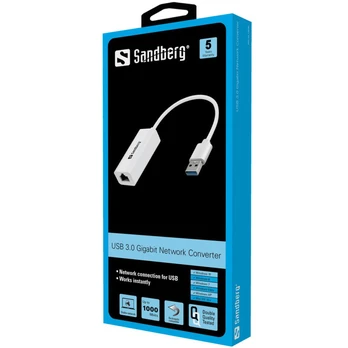 SANDBERG USB3.0 Gigabit Network Adapter | 133-90