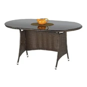 Lauko stalas Master, rudas, 150 cm x 90 cm x 74 cm kaina