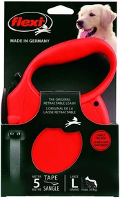 Automatinis pavadėlis Flexi Standard, raudonas, L 5m kaina