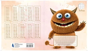 Sąsiuvinis TECHNOINFORM, 1-2 klasei, A5, 12 lapų, 80gsm, langeliais kaina