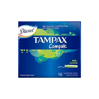 Tamponai TAMPAX Compak Super, 16 vnt.