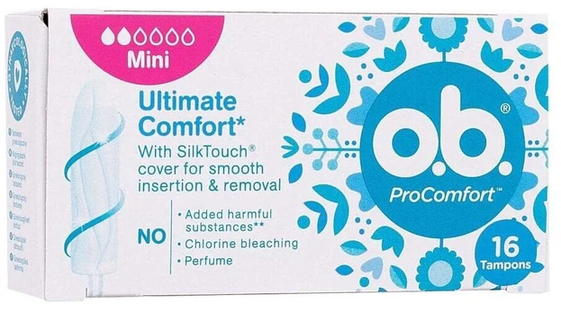 Tamponai O.B. ProComfort Mini, 16 vnt.