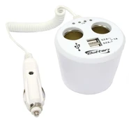 Automobilinis įkroviklis Bottari, Cigarette Lighter Socket/2 x USB kaina