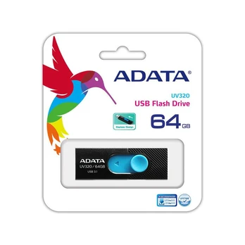ADATA UV320 64GB USB3.1 Black | AUV320-64G-RBKBL