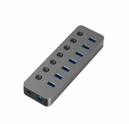 Extra Digital Adapteris USB A 3.0 - 7 x USB 3.0 su jungikliais kaina