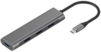 Extra Digital Adapteris USB Type-C - 4 x USB 3.0