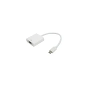 Extra Digital Adapteris USB-C - VGA, 15cm kaina