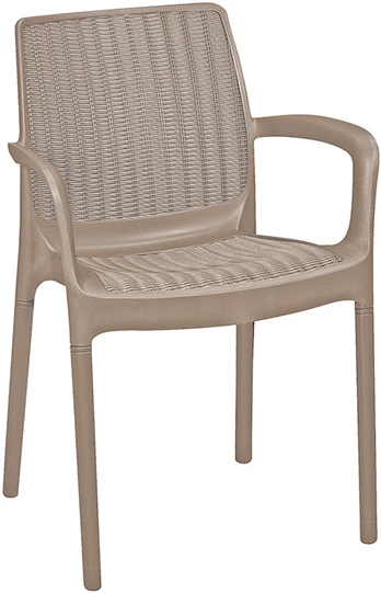 Lauko kėdė Keter, ruda, 58.5 cm x 55 cm x 83 cm