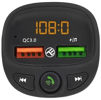 Tellur Bluetooth FM siųstuvas B7 universalus juodas