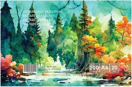 Smlt Akvarelės sąsiuvinis , A4, 20 lapų, 200 g/m² kaina