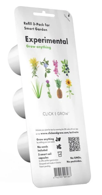 Išmaniojo vazono sėklos Click & Grow Smart Garden refill Experiment 3pcs EX-REFILL-3