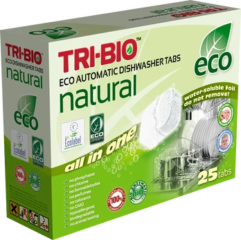Tabletės indaplovėms TRI-BIO VISKAS VIENA, 25 tabletės, 500g